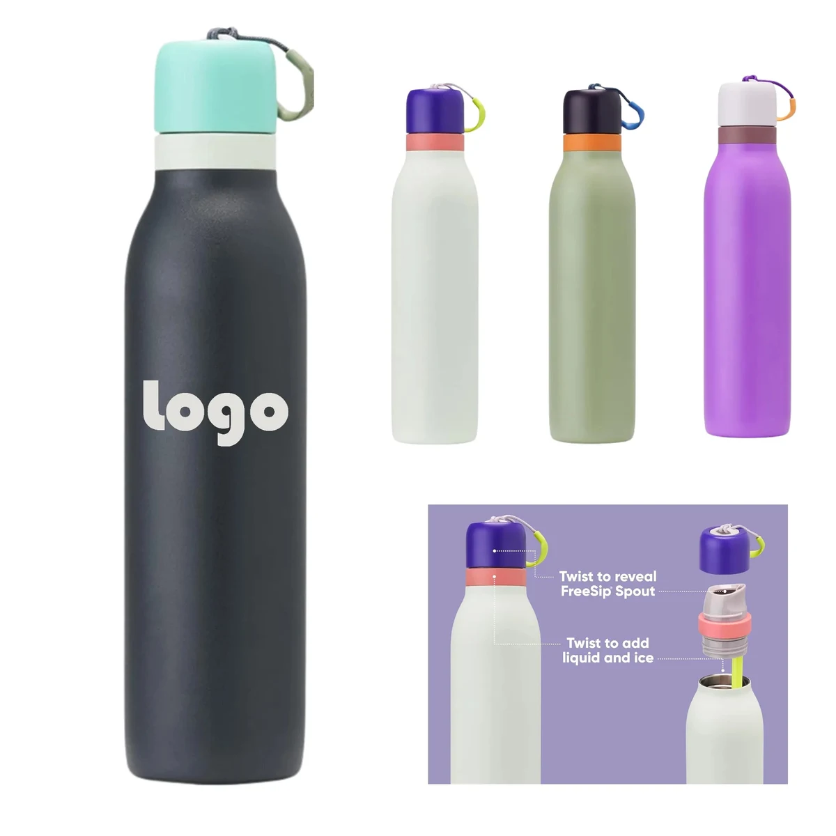 18OZ Outdoor Portable Thermos Cup 1