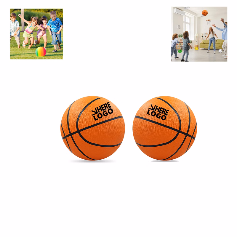 Customizable Size 5 Kid Sport Rubber Basketball For kid