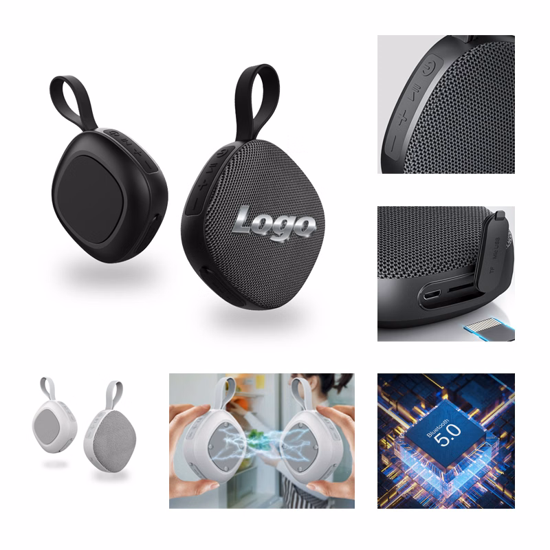 Portable Mini Speaker with Woven Fabric Cover