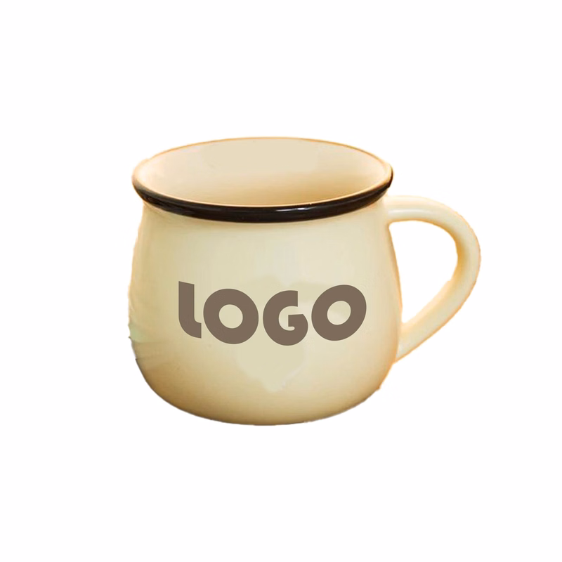 12oz Ceramic Egg-Shaped Mug