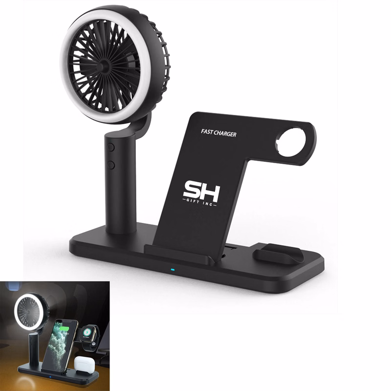 Multifunctional Fan Mobile Phone Headphone Wireless Charger