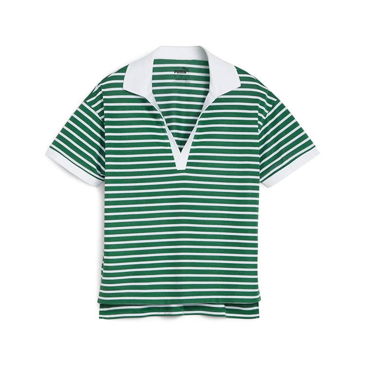 Puma Ladies Everyday Stripe Pique Top 1