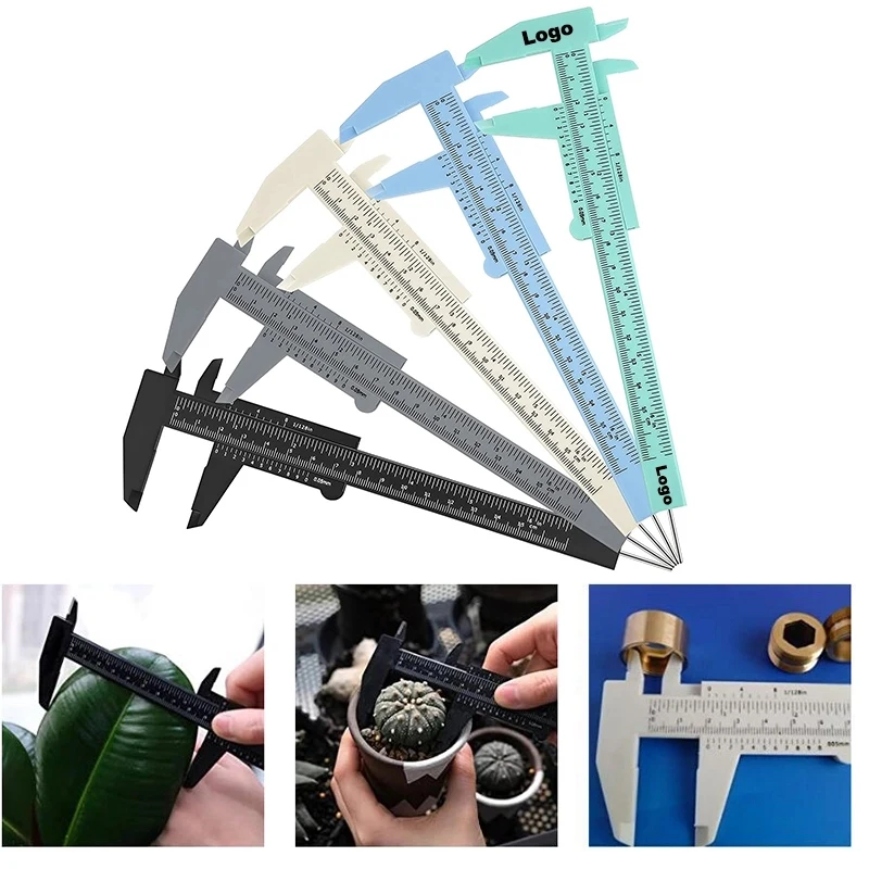 6" Double Scale Plastic Caliper 1