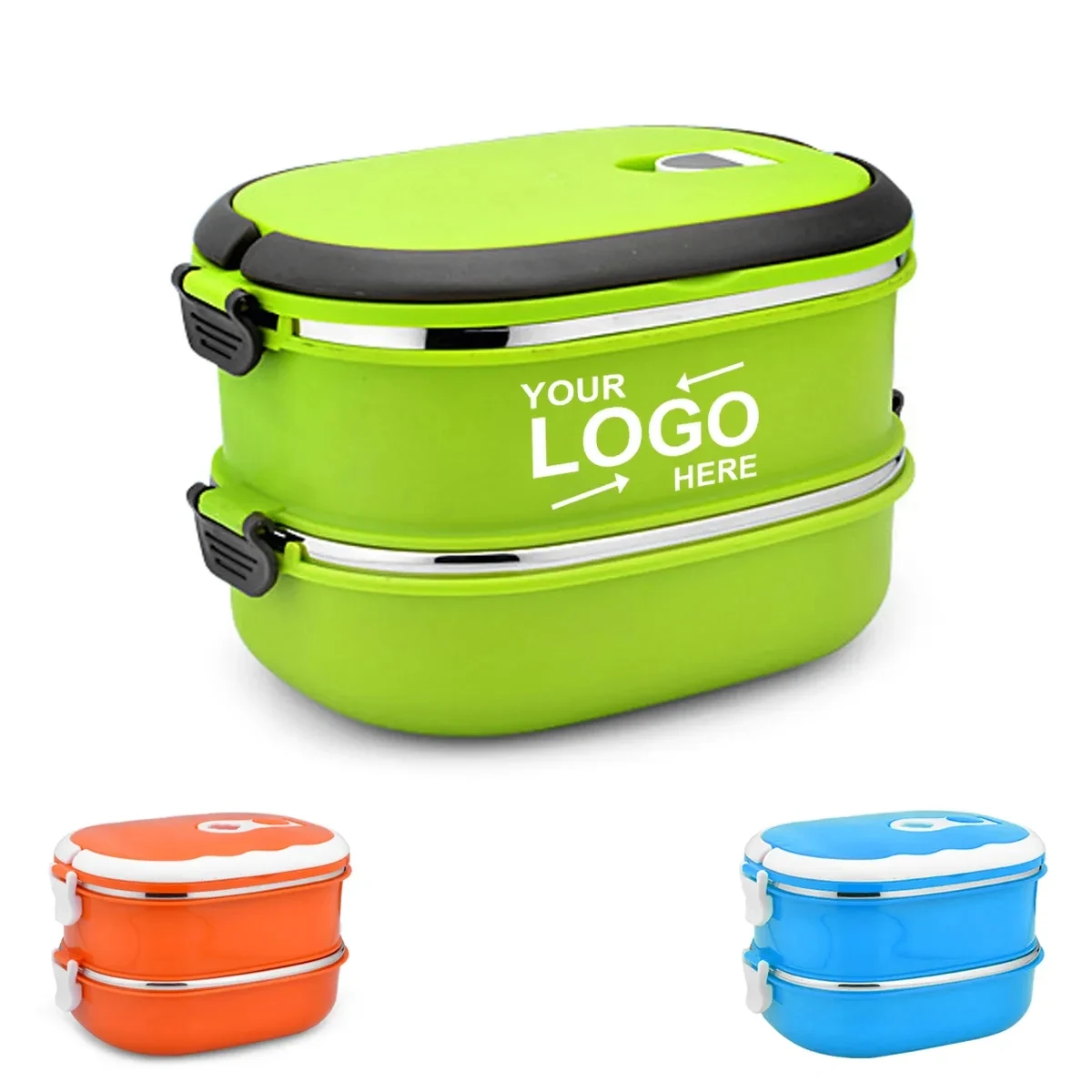 Stainless Steel Double Layer Lunch Box 1