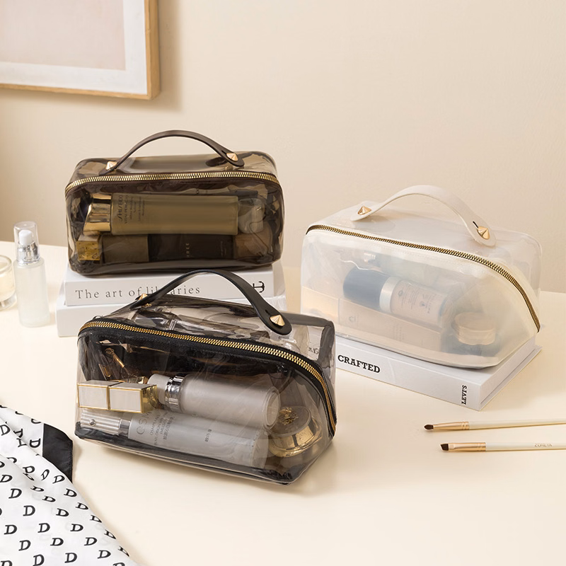 PVC Makeup Pouch With Handle
