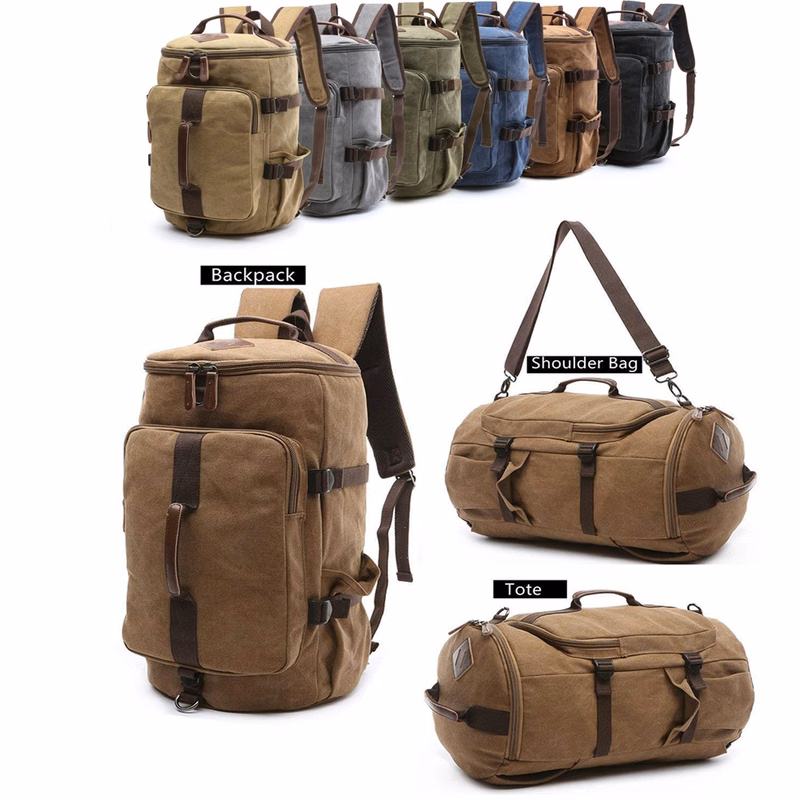 3 In 1 Canvas Duffle Backpack