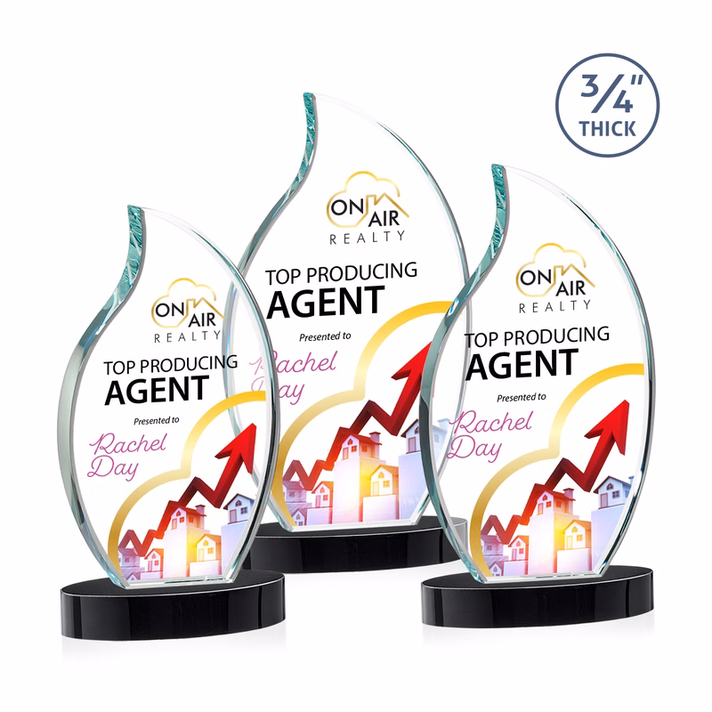 Croydon VividPrint™ Award on Alberton Base - Black