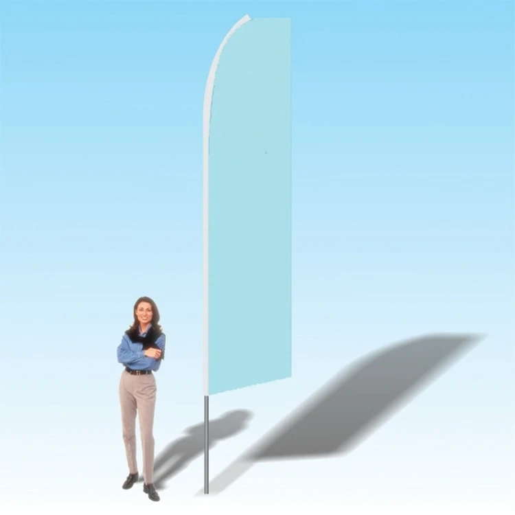 15FT Light Blue Advertising Banner Flag 1