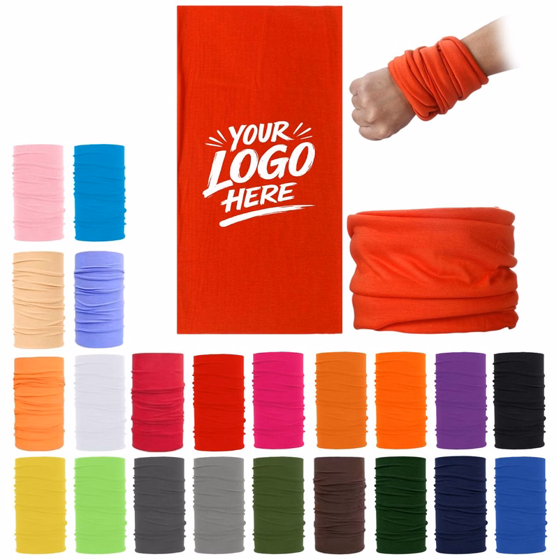 Seamless Neck Gaiter With Full Color Digital Printing