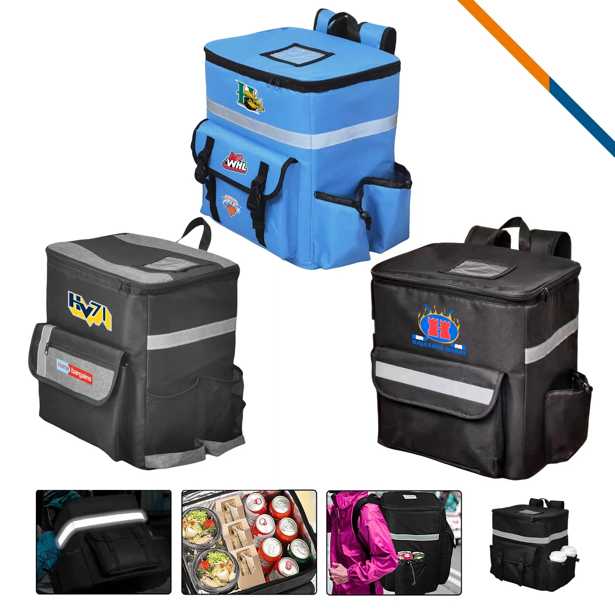 RideChill Food Delivery Cooler Backpack 1
