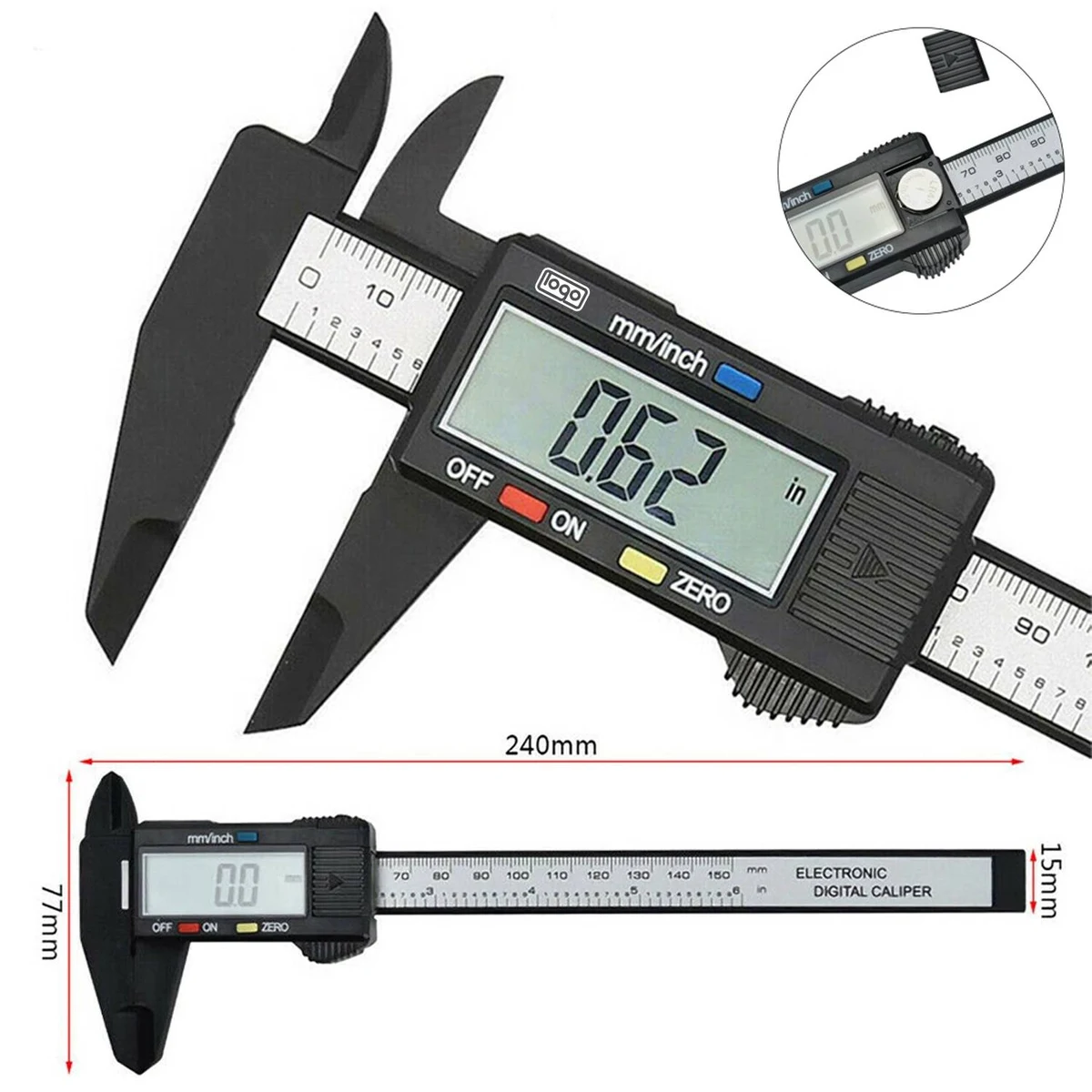 6inch Electronic Digital Display Vernier Caliper 1