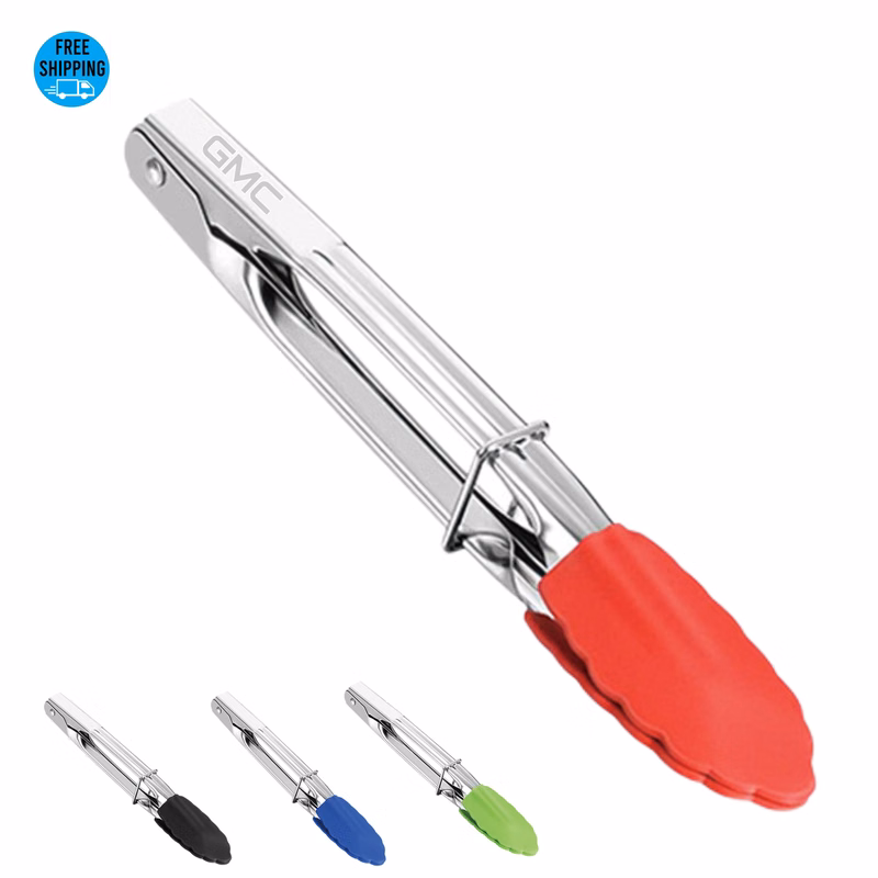 7" Tong with Silicone Head