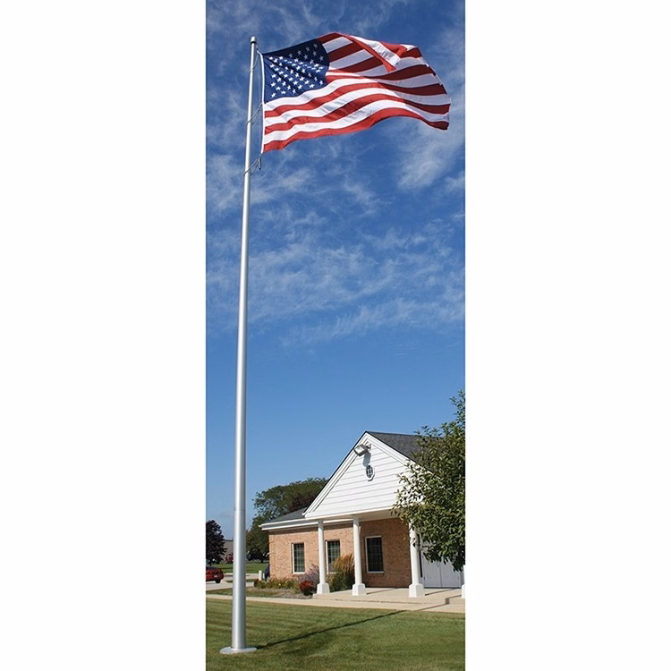 35' Architectural Series Pole with Internal Halyard - Satin
