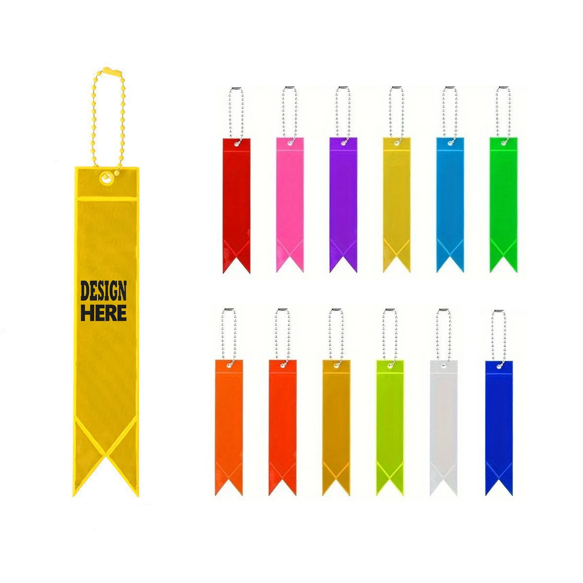 Night Safety Reflective Bag Charm Accessory 1