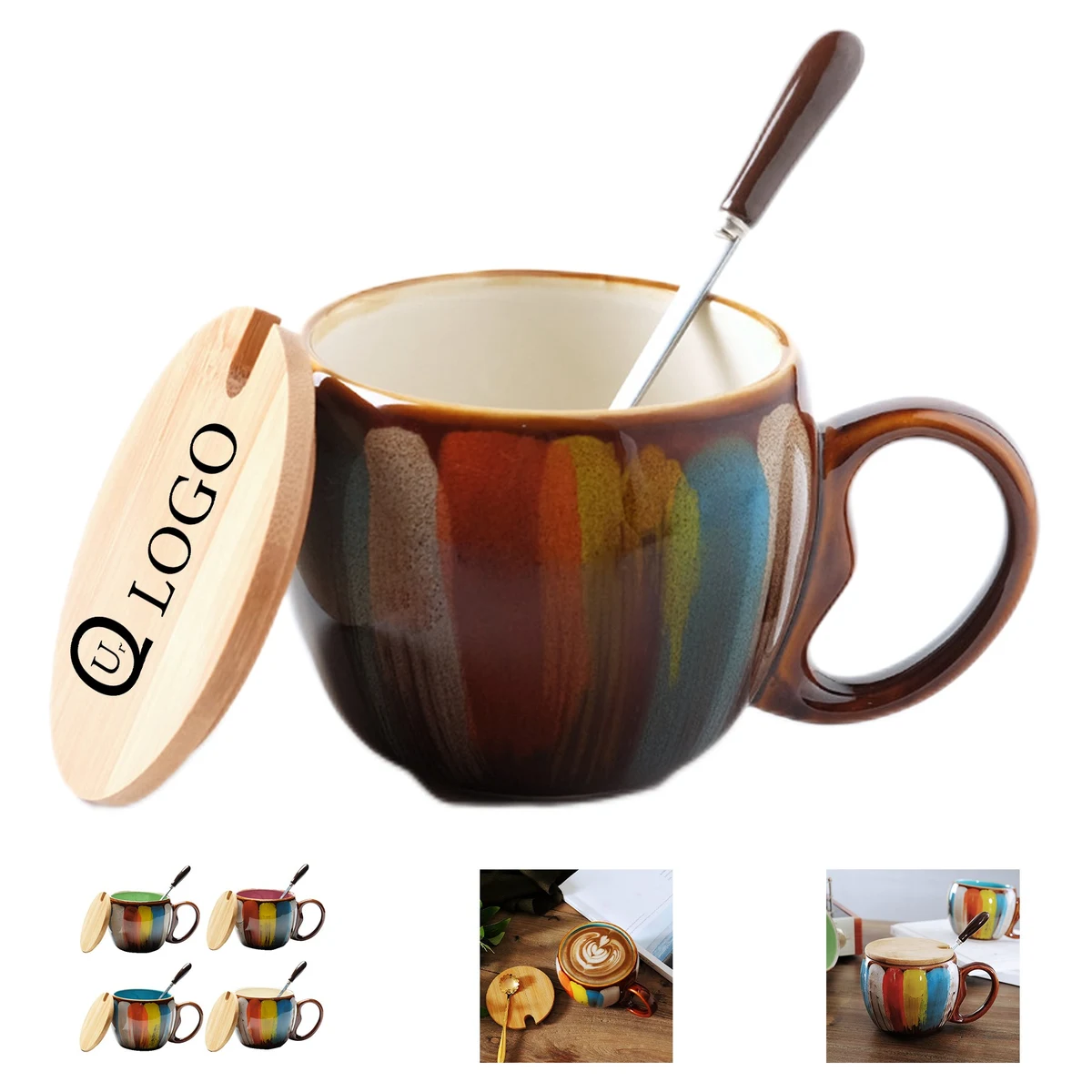 12Oz Hand-Painted Coffee Mug 1