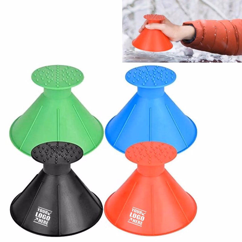 Round Ice Scraper for Car Windshield