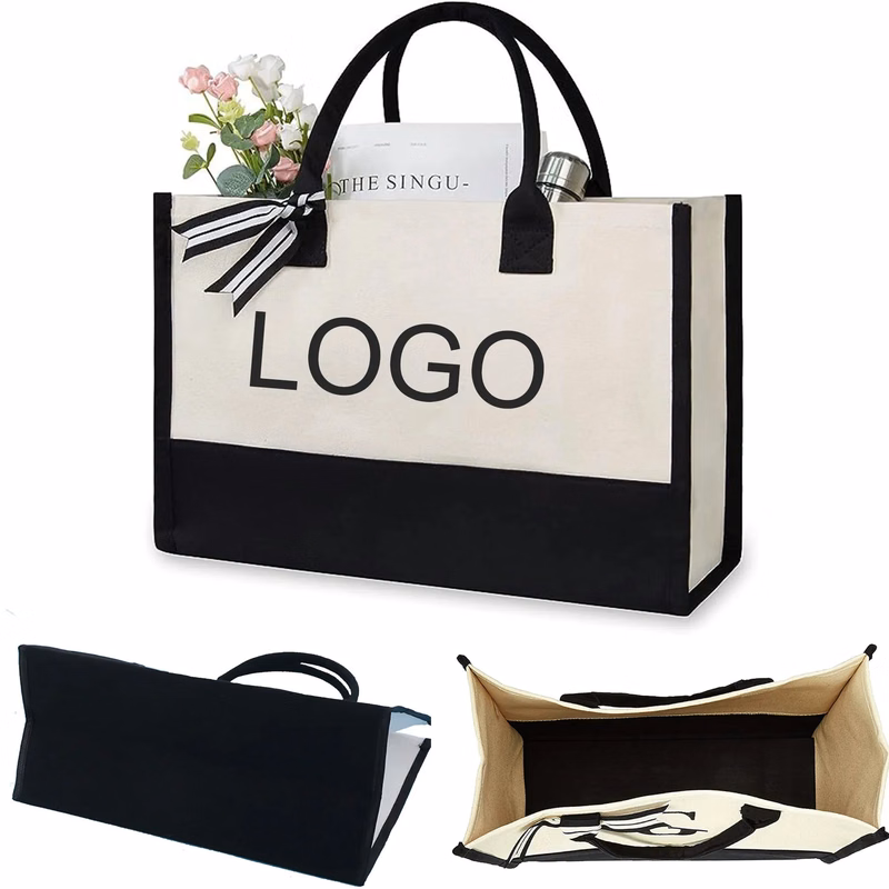 Personalized Canvas Tote Present Bag