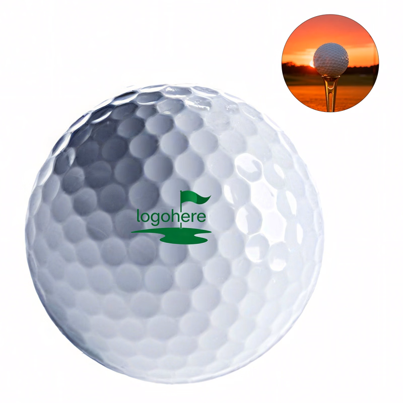 Custom Logo Golf Balls 2 Piece Surlyn Cover