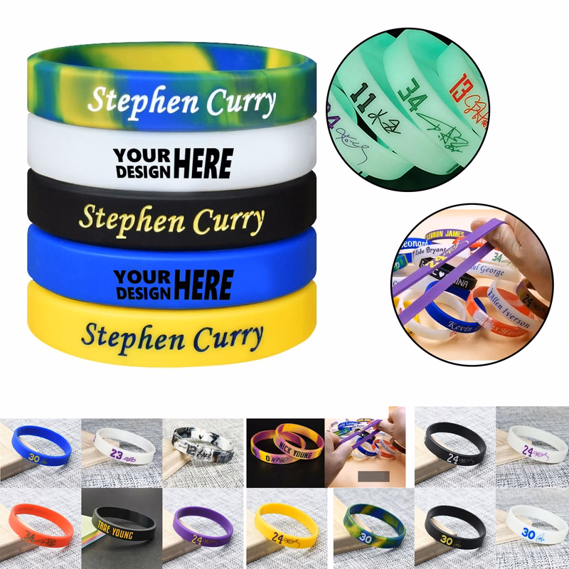 Multicolored Silicone Wristband