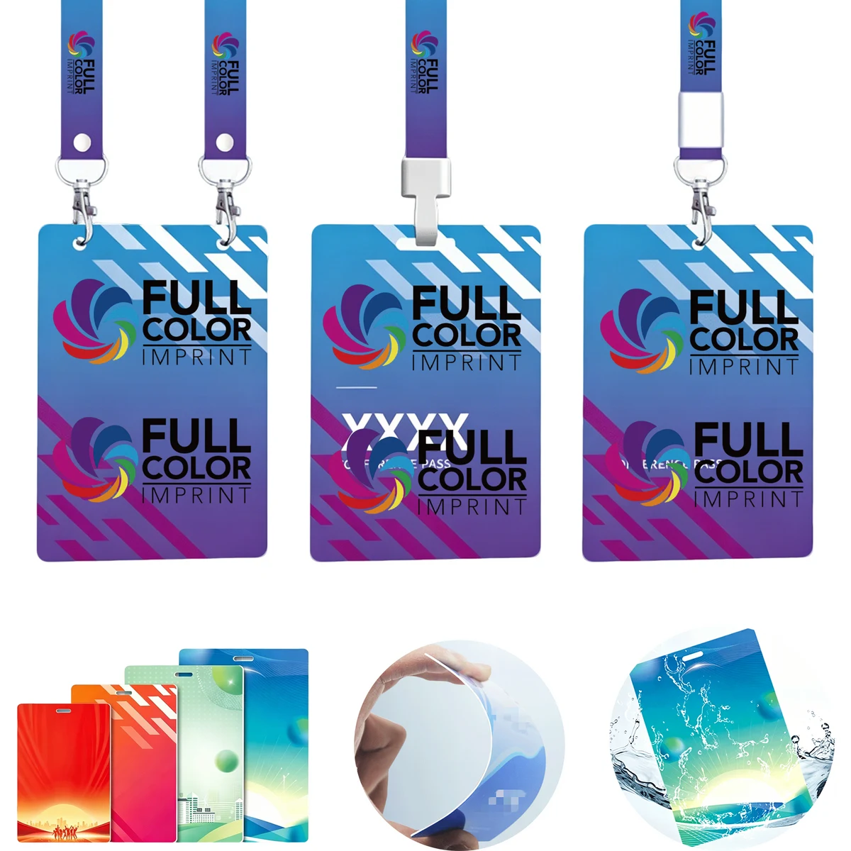 Pvc Id Card For Employee Work Badge And Event Entry 1