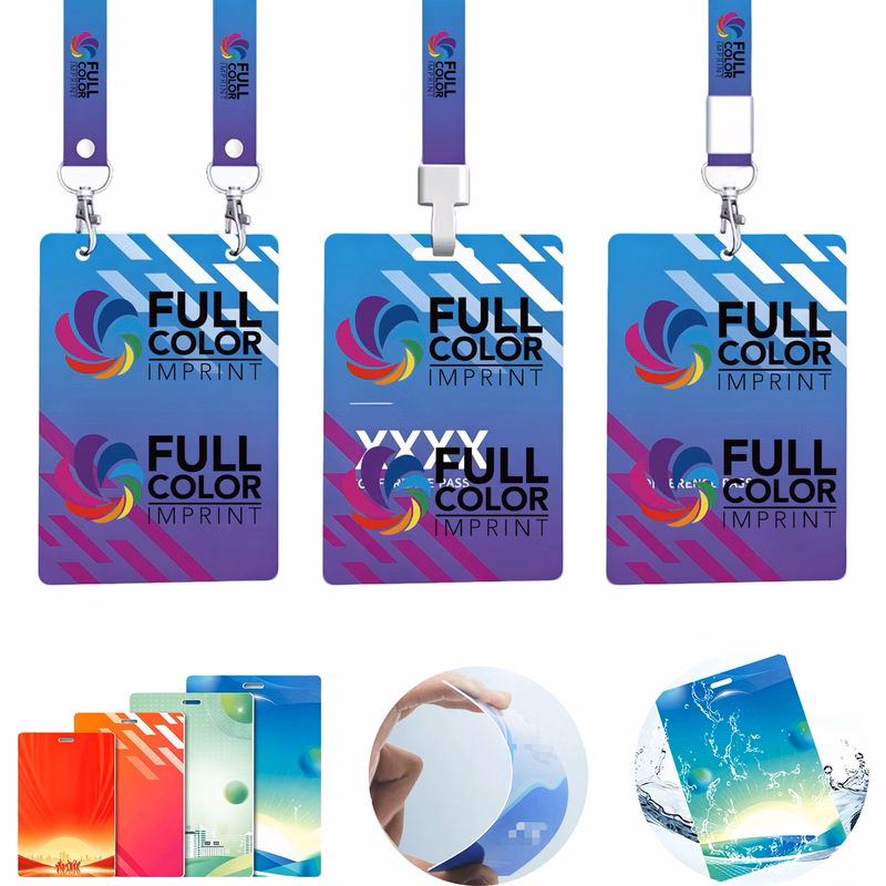 Pvc Id Card For Employee Work Badge And Event Entry