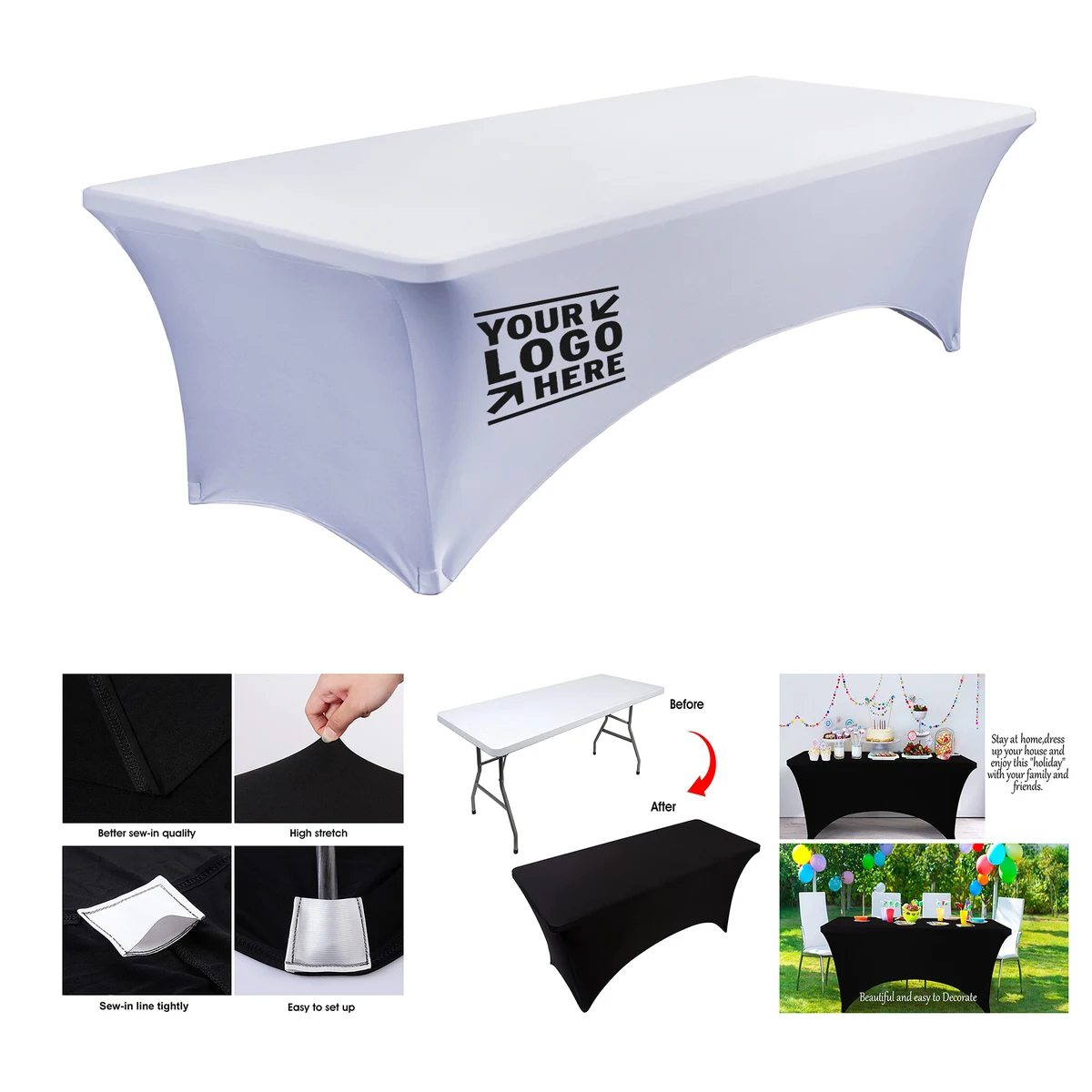 Stretch Spandex Table Cloth 1
