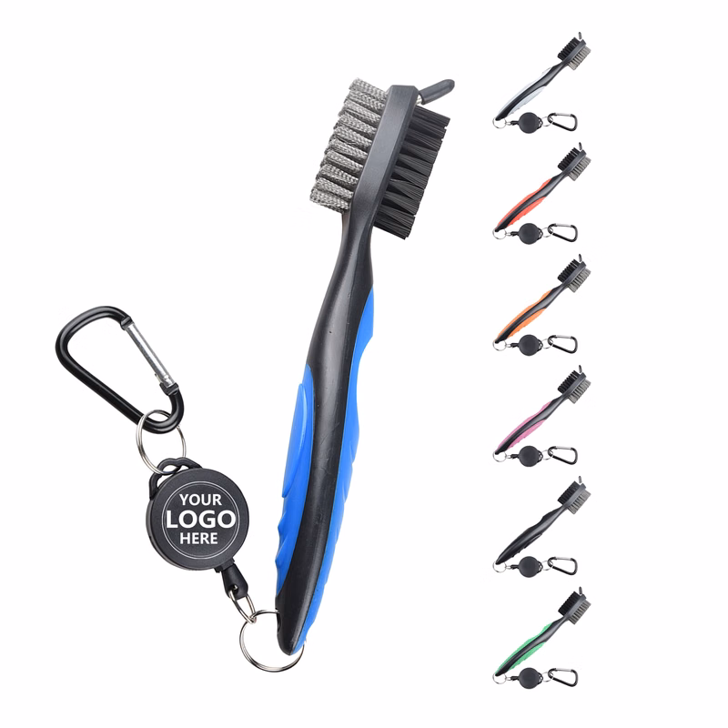 Nylon Double-Sided Golf Club Cleaner Brush