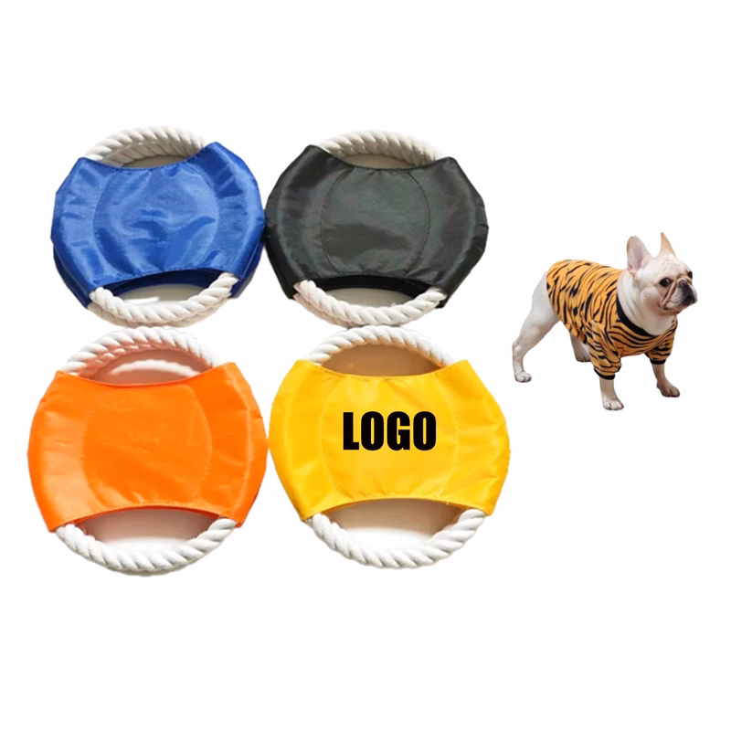 Pet Dog Chew Rope Flyer Toy MOQ 50PCS
