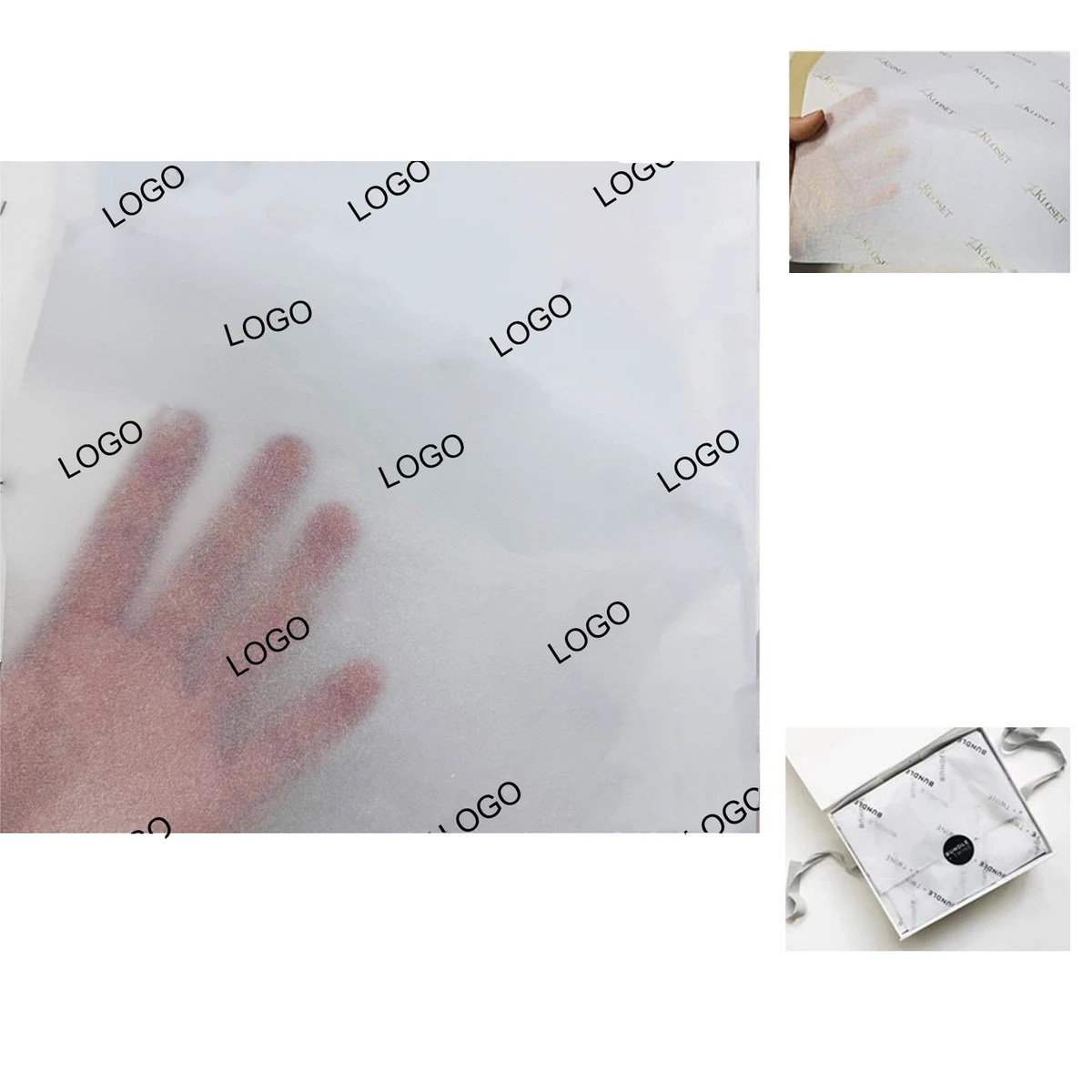 MOQ 500 pcs Custom Printed Tissue Paper 1