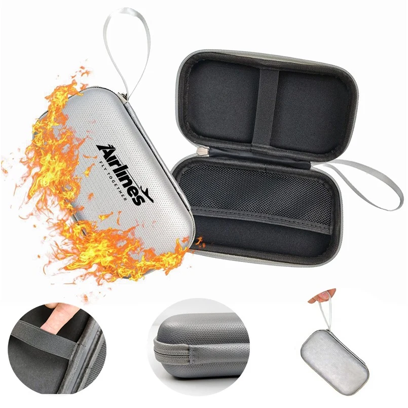 EVA Hard Shell Waterproof Fireproof Portable Power Bank Case 1