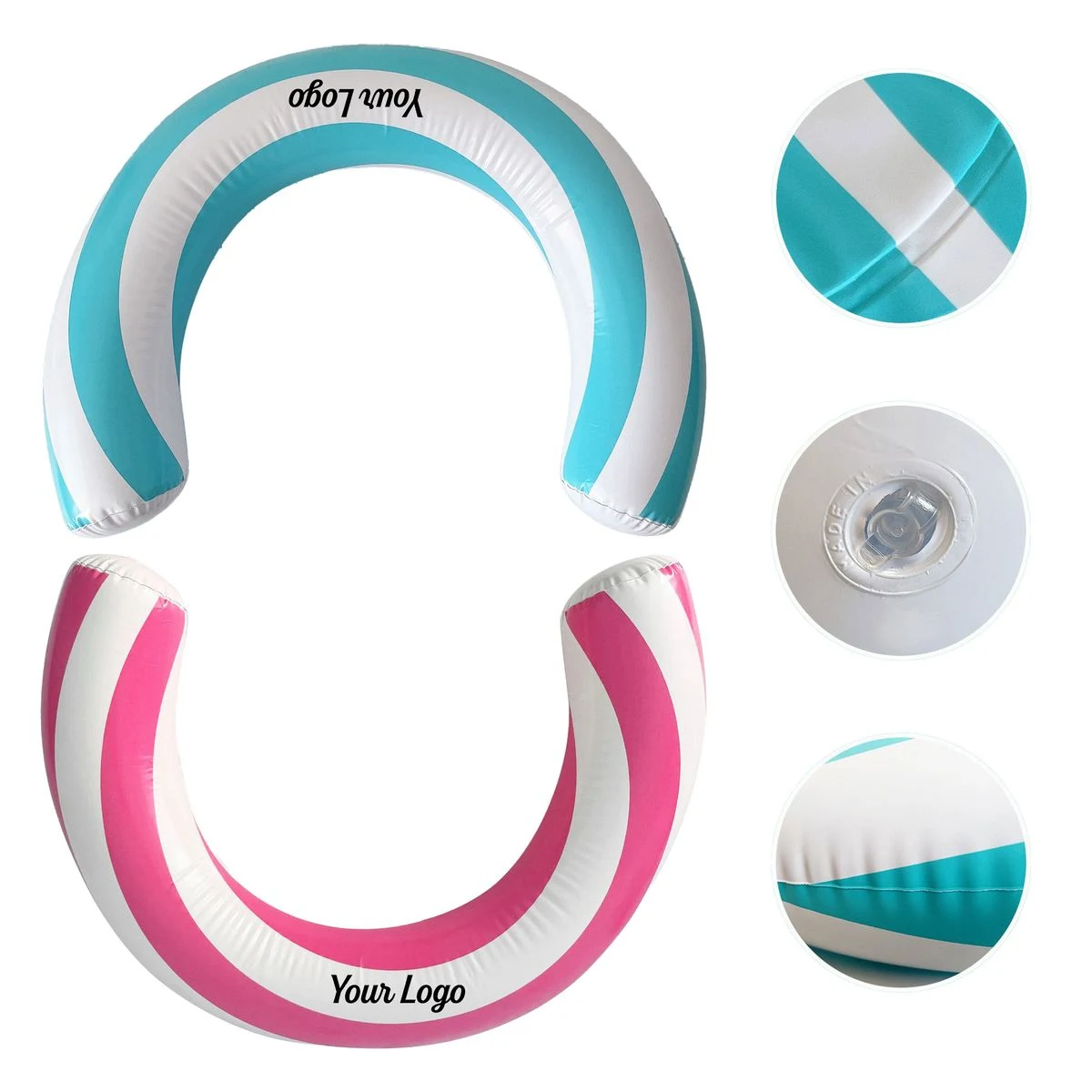 Inflatable U-Shaped Pool Swim Ring 1
