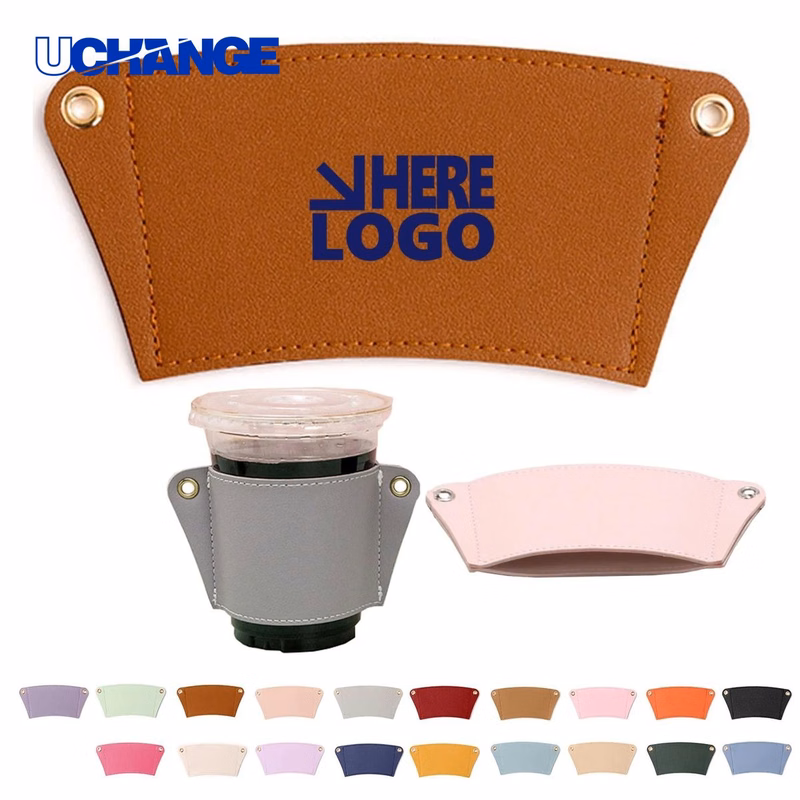 PU Leather Portable Cup Holder Carrier