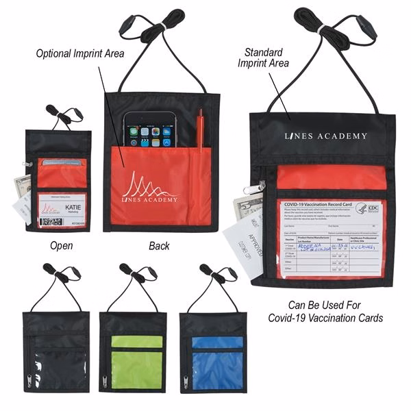 Badge Holder Neck Wallet