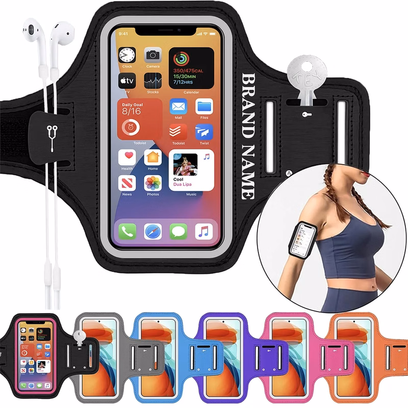 Waterproof Running Phone Armbands Gift With Adjustable Strap