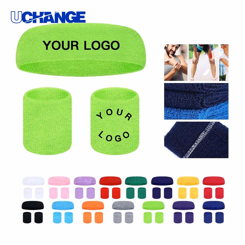 Sports Set Wristbands Sweat Absorbing