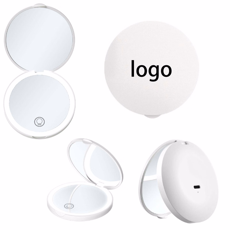 Rechargeable Foldable LED Makeup mirror