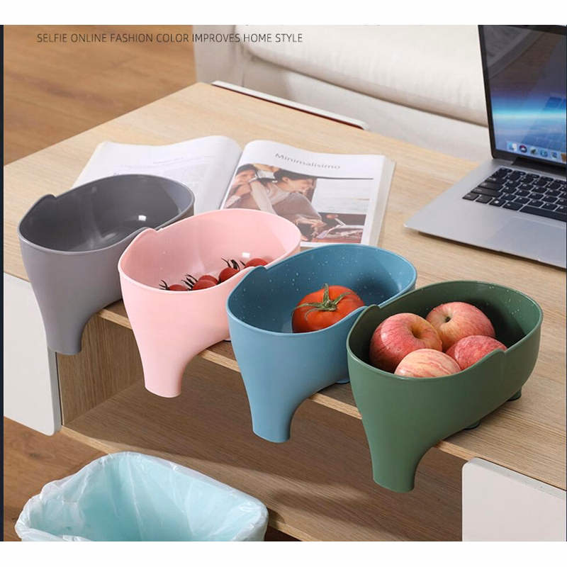 Elephant Shape Fruit Vegetable Drain Basket