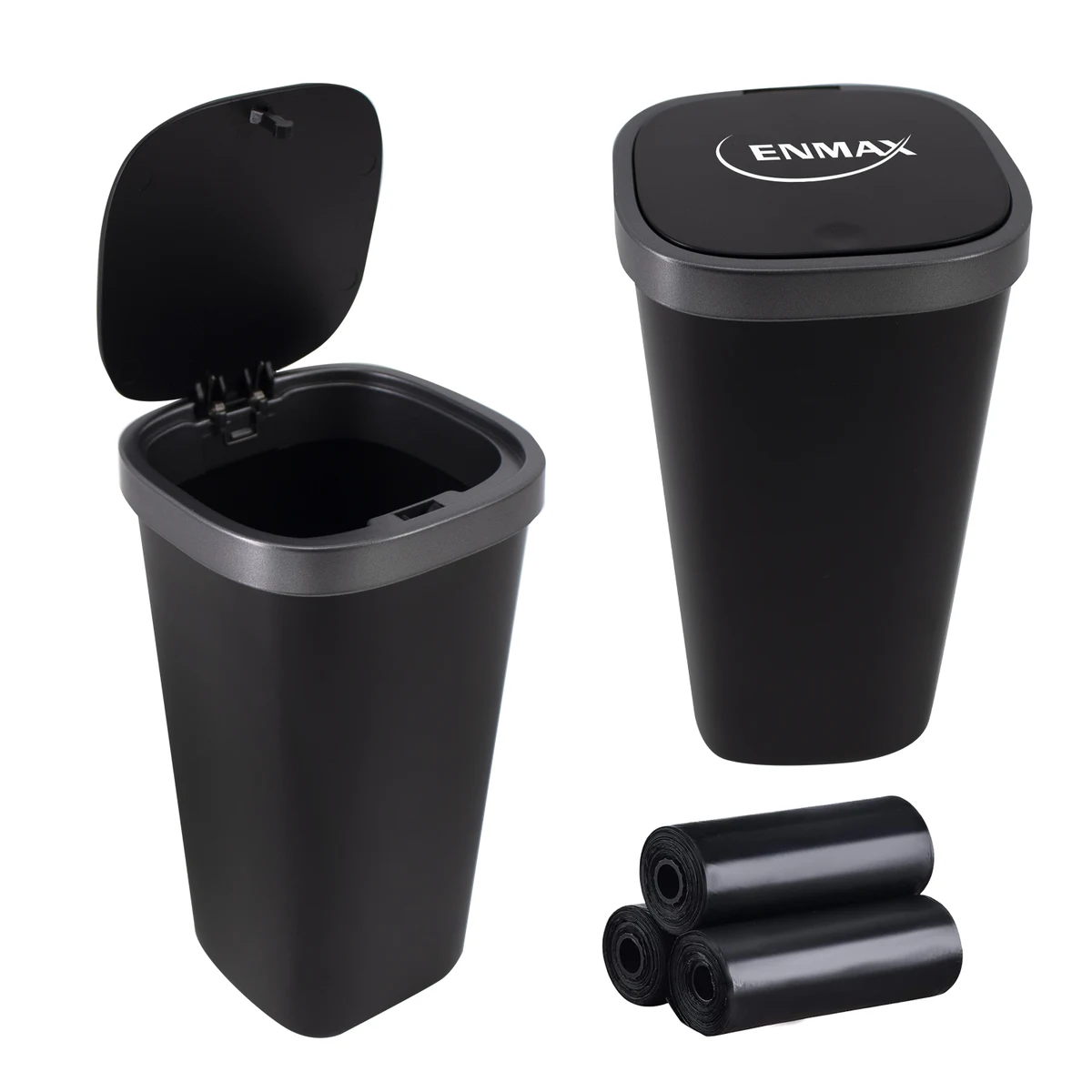 Car Trash Container With Lid 1
