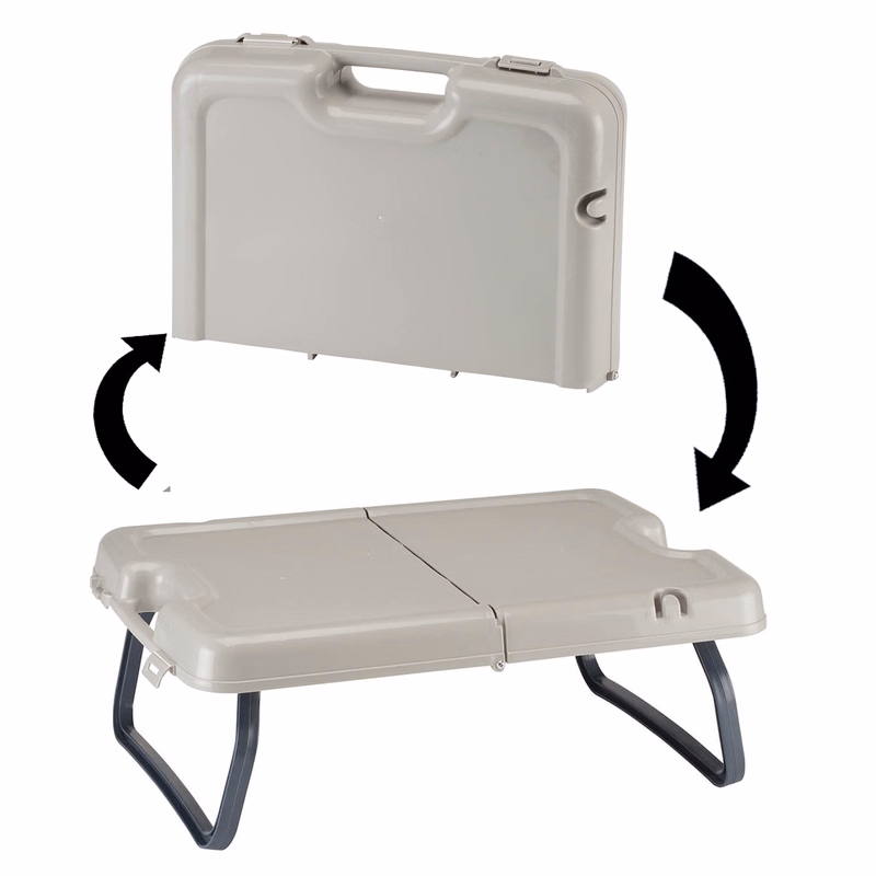 Folding Table Portable Multi-Purpose Storage Picnic Case