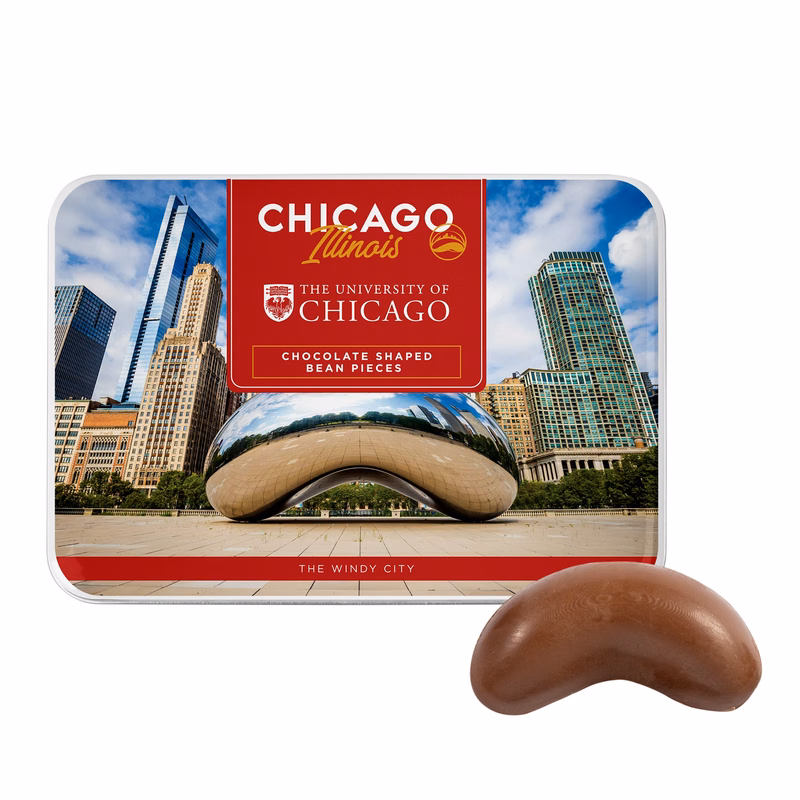 Gift Tin with The Chicago Bean Chocolates