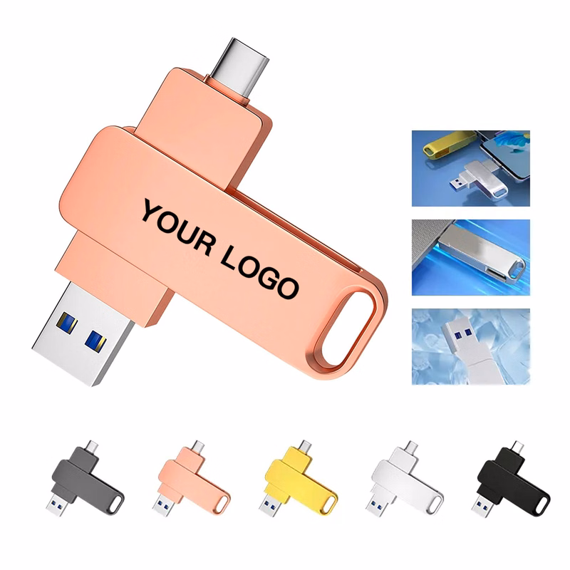 Rotating Cap Flash Memory for Android Devices