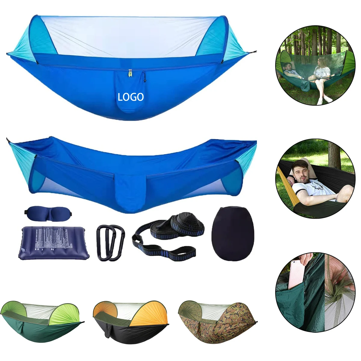 Outdoor Camping Hammock with Net 1