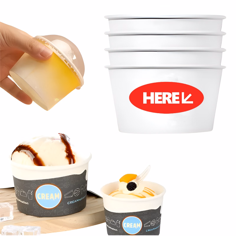 Paper Ice Cream Cups