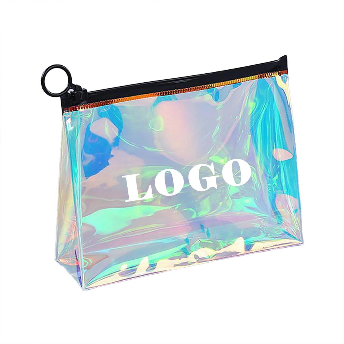 PVC Translucent Frosted Zipper Bag 1
