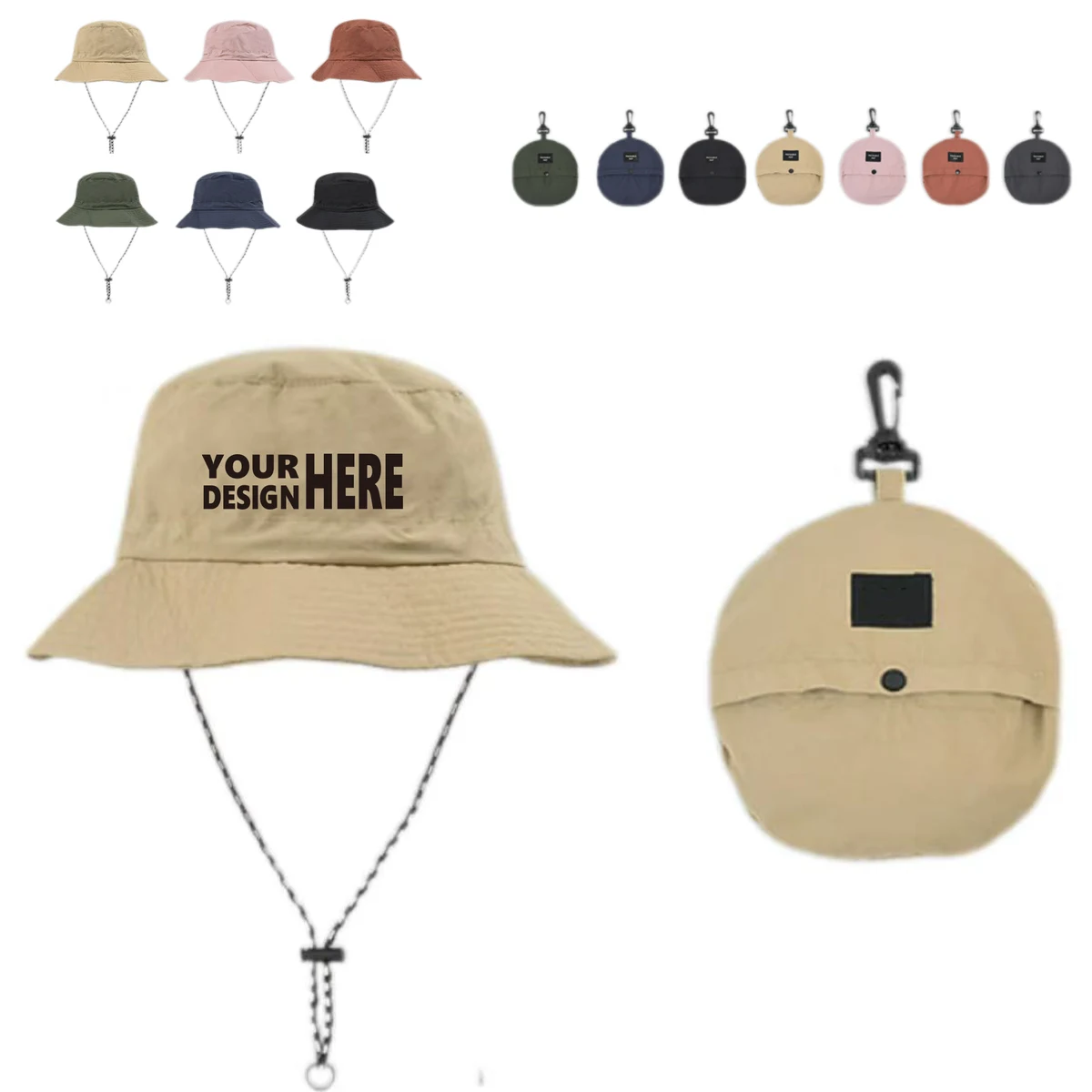 Drawstring Fisherman Hat 1