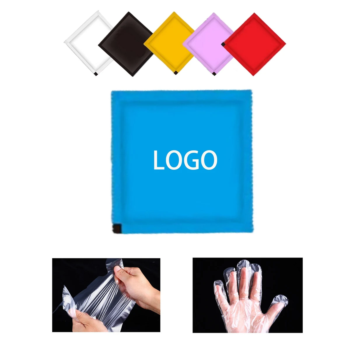 Disposable Pe Gloves Individual Pack 1