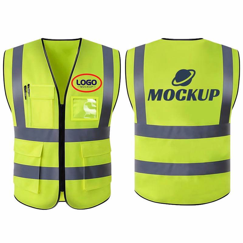 Durable Zipper Reflective Vest