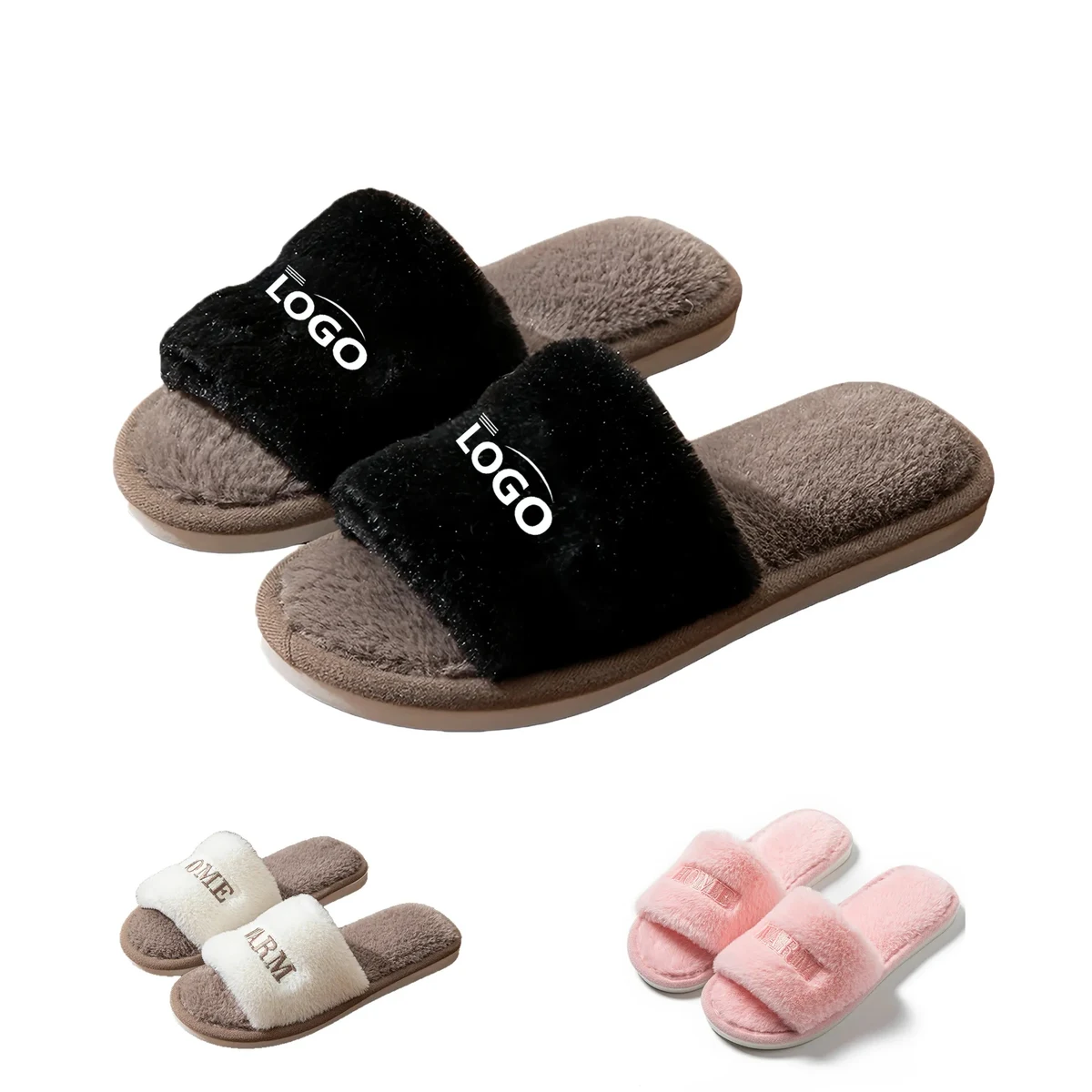 Anti-slip Plush Slipper, Cozy Indoor Footwear 1