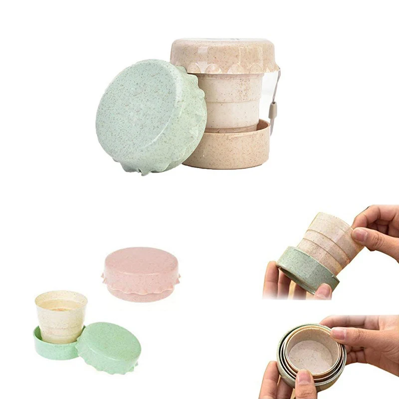 Wheat Straw Foldable Cup 1