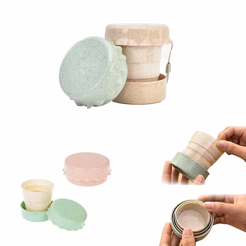 Wheat Straw Foldable Cup